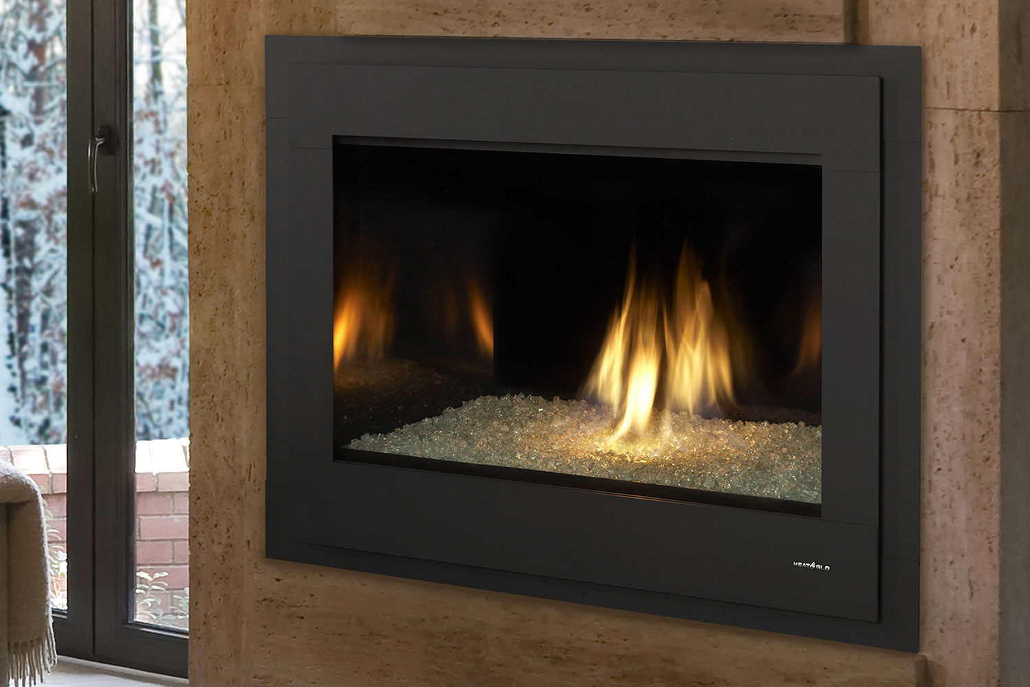 Modern California Fireplace