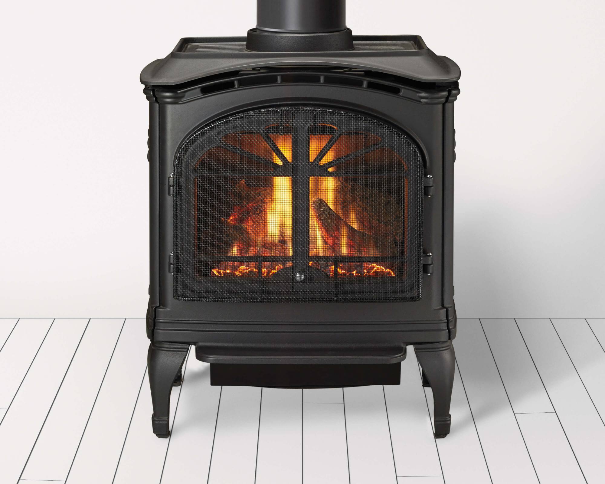 Heat Glo Tiara I Gas Stove California Mantel Fireplace
