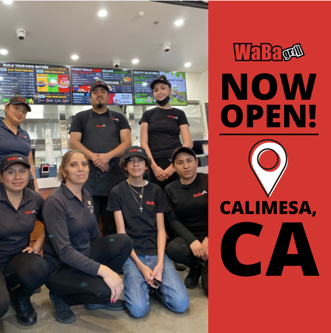 WABA GRILL NOW SERVING CALIMESA