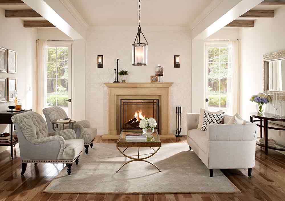 Carmela Oak Barrel Honed Living Room