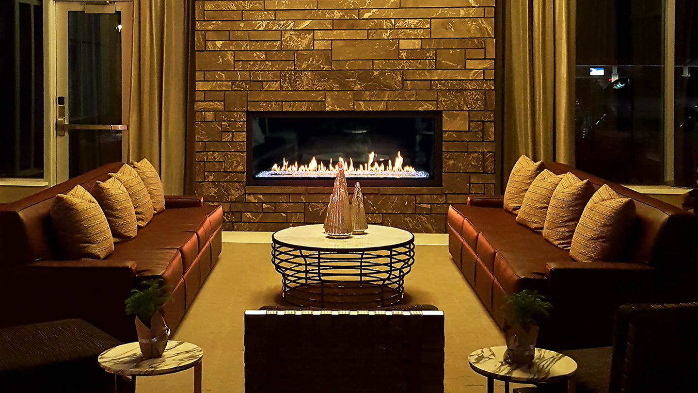 Modern California Fireplace