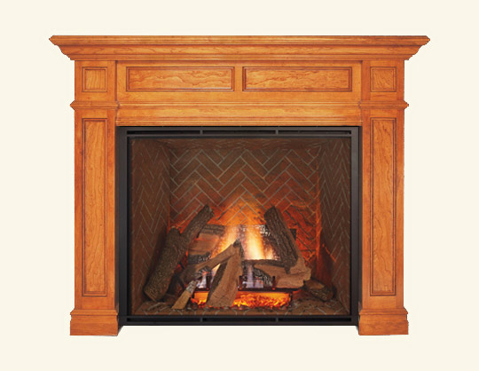 Wood- Fireplace calmantel store