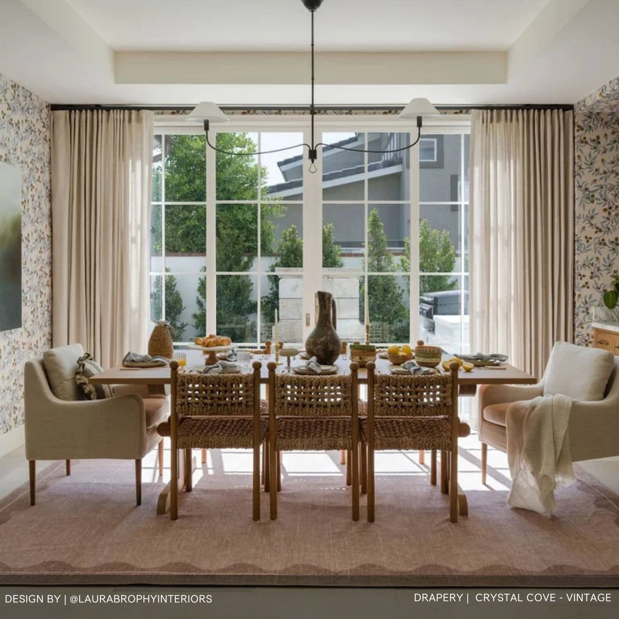 Crystal Cove - Vintage Drapery