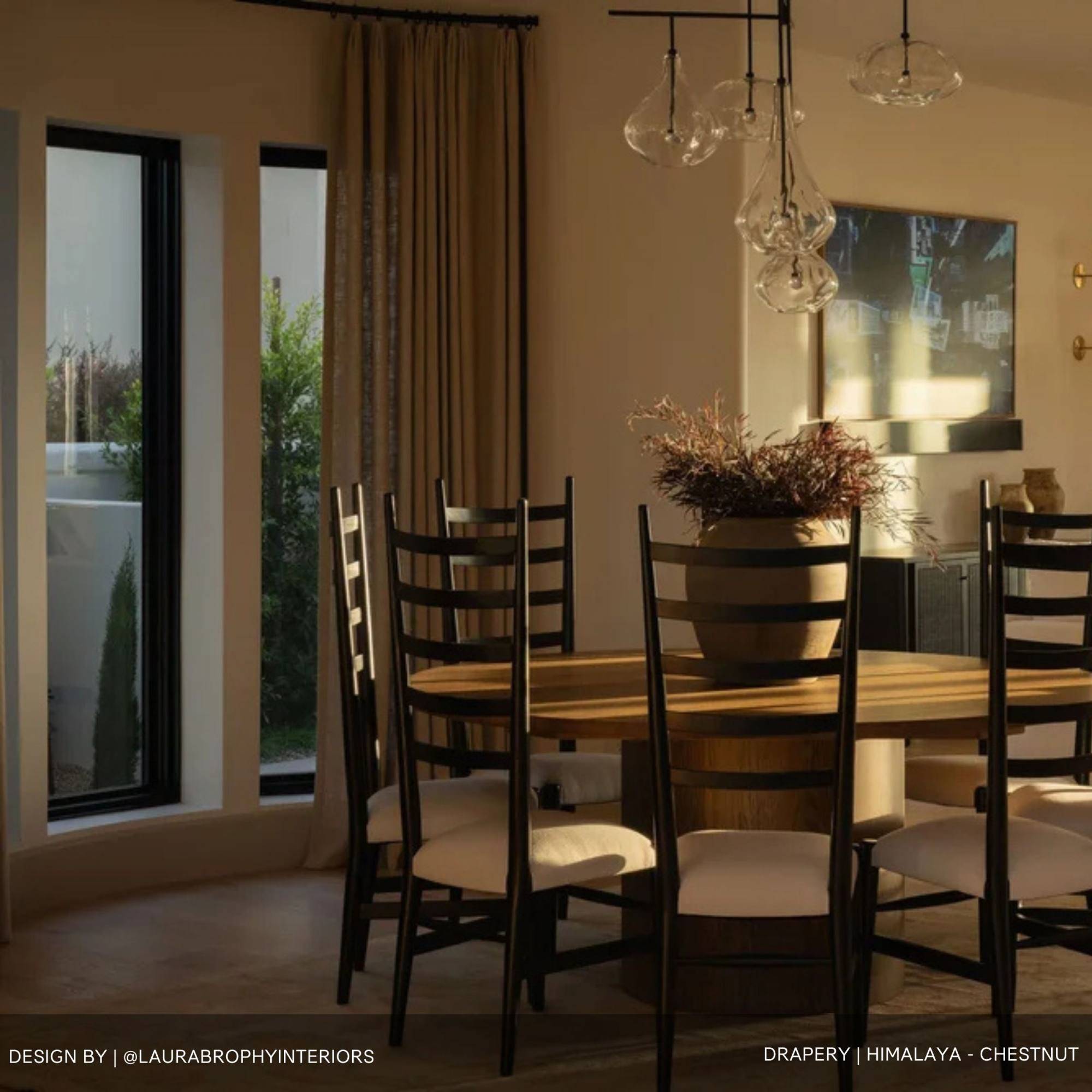 Himalaya - Chestnut Drapery