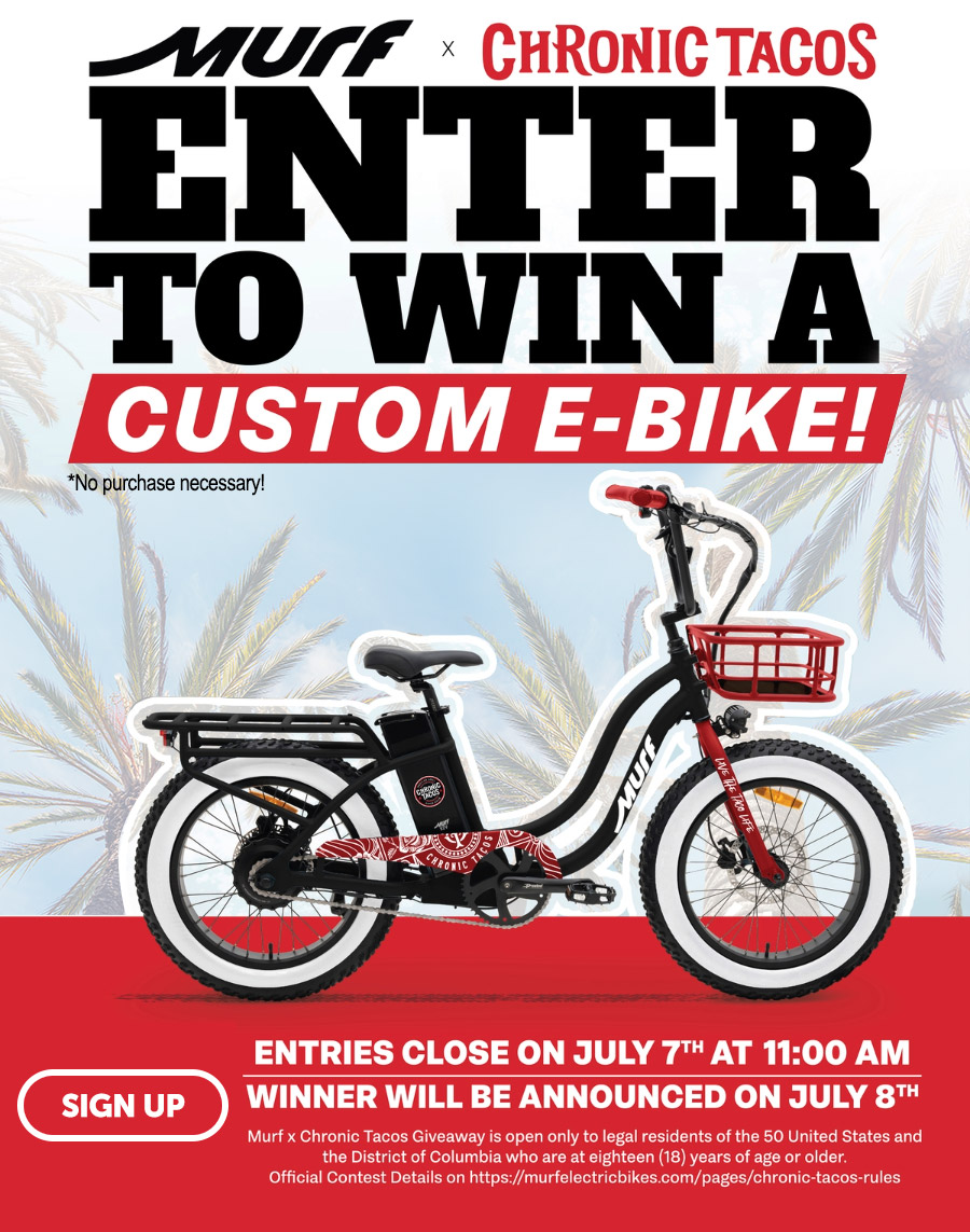 Enter To win A Cumstom E-Bike