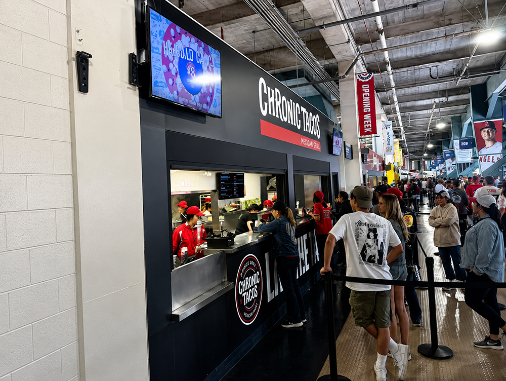 Angel Stadium chronic taco shop
