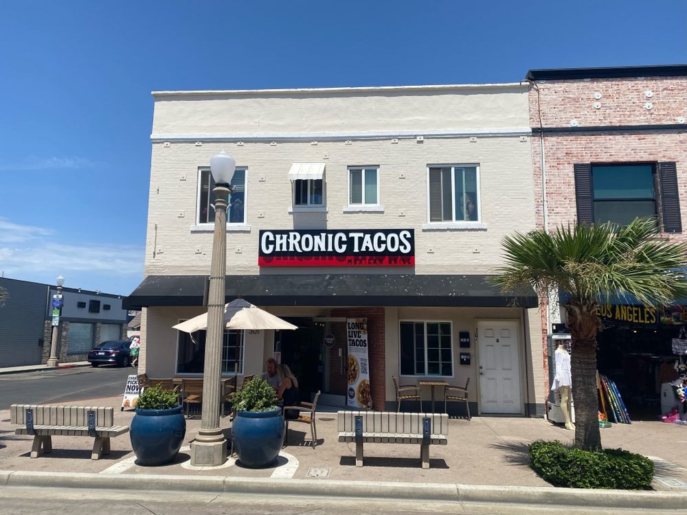 Newport Beach Balboa  chronic taco shop