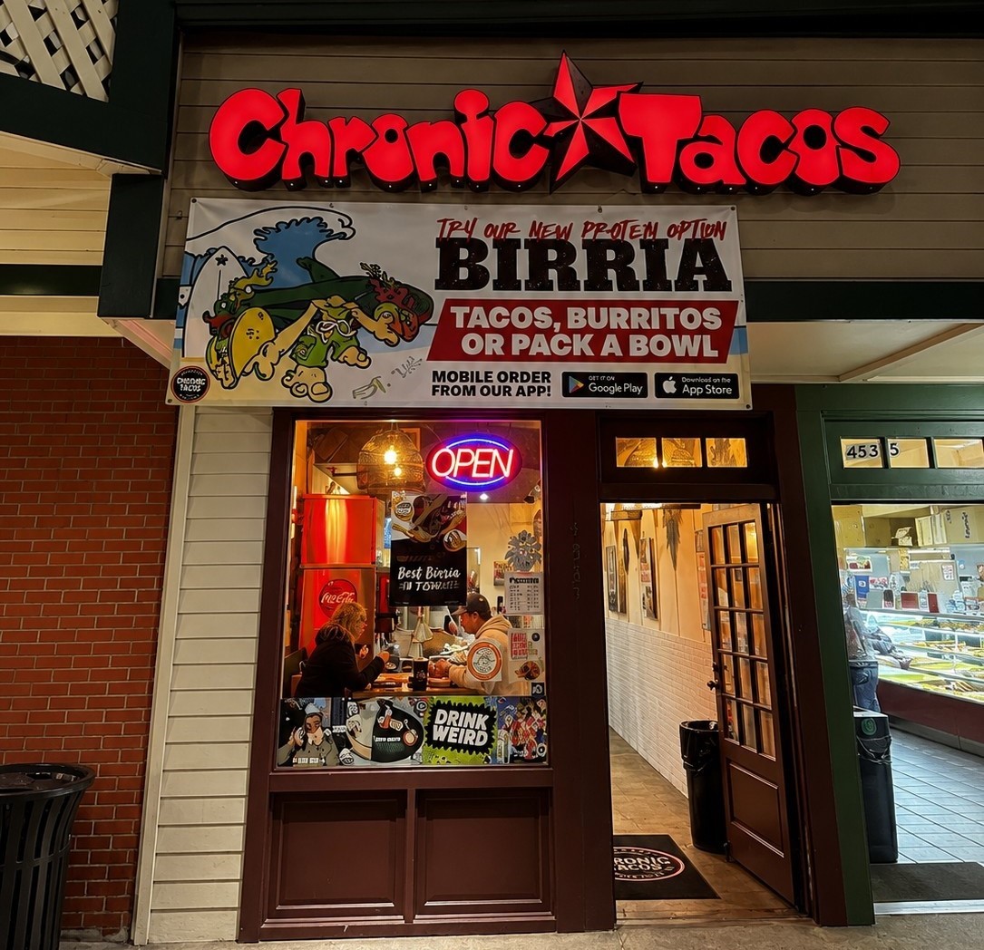 Newport Beach  chronic taco shop