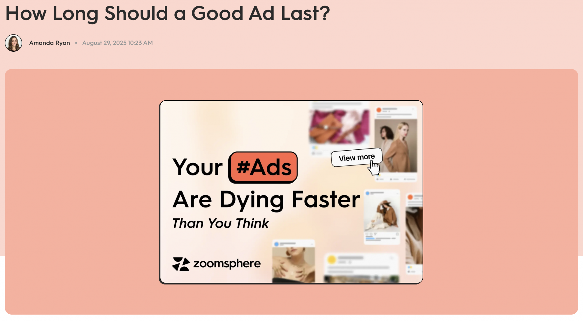 How Long Should a Good Ad Last?
