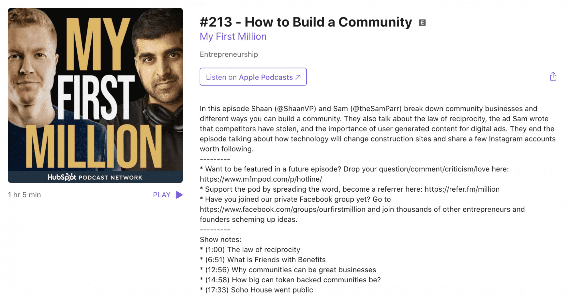 How to Build a Community