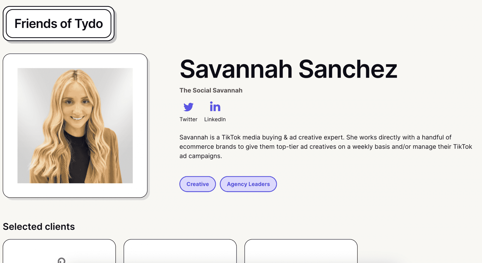 Savannah Sanchez on TikTok and Creators as a marketing match made in heaven