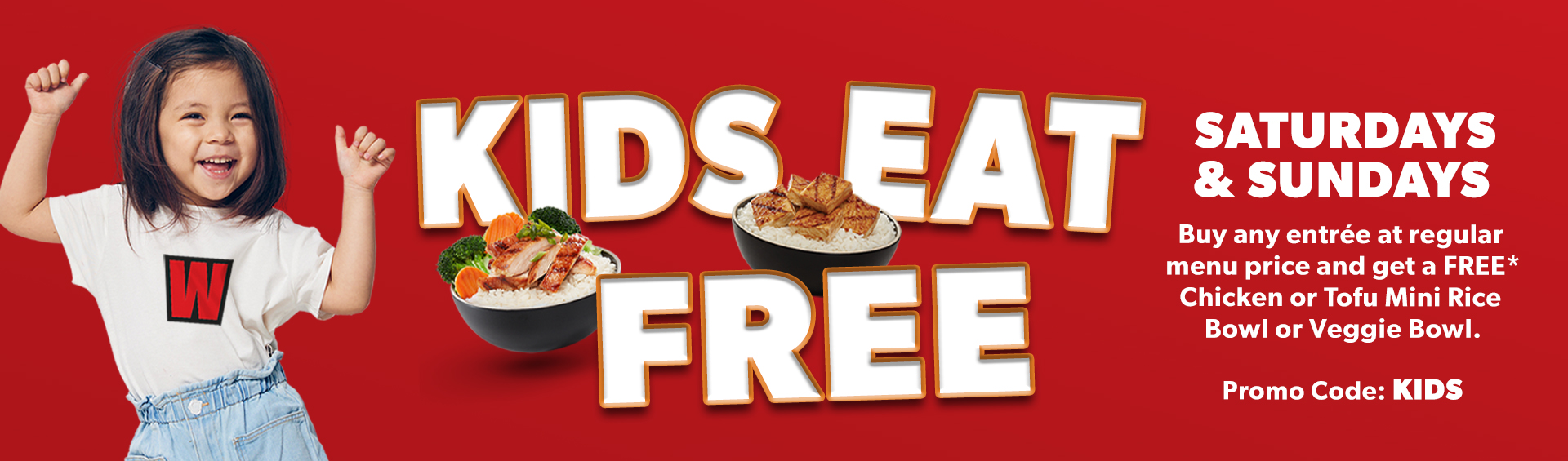KIDS EAT FREE!