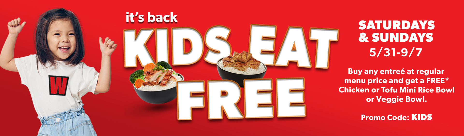 KIDS EAT FREE!
