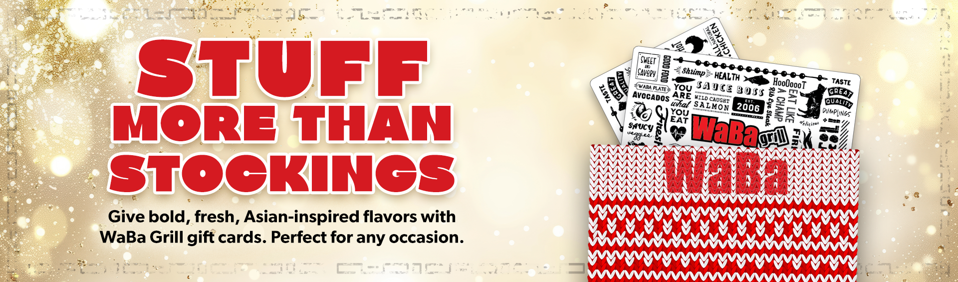 New Seasonal WaBa Gift Card