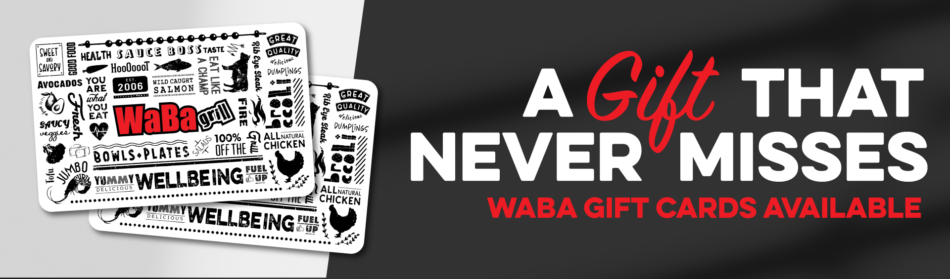 Waba gift cards available