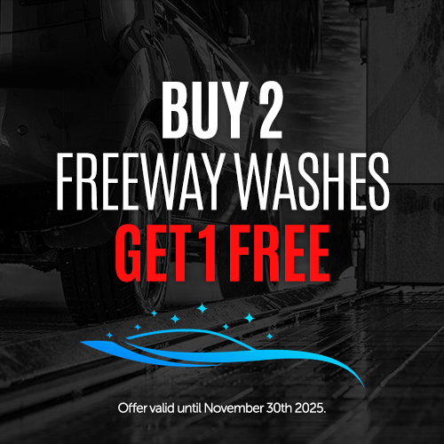 Buy 2 Freeway Washes, Get 1 Free