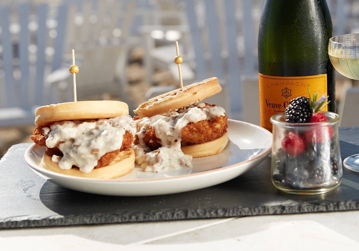 Country Fried Chicken & Waffle Sliders