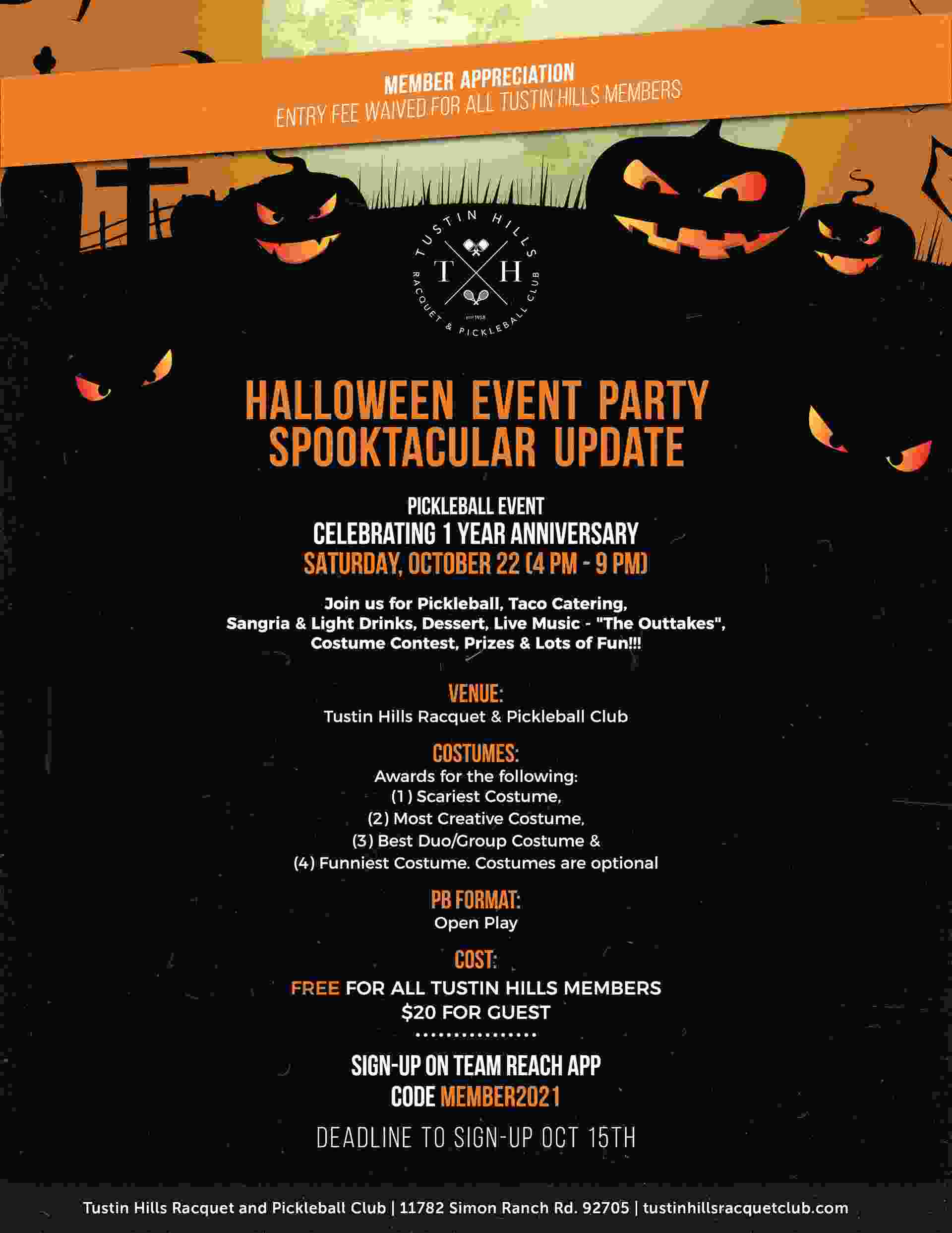 Halloween Event party Spooktacular Update