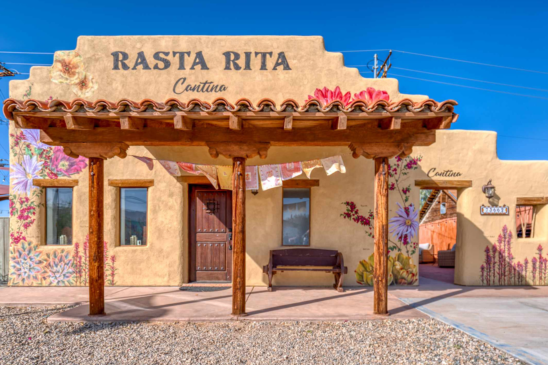 rasta rita cantina wedding ceremony