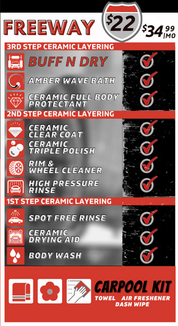 Wash Menu