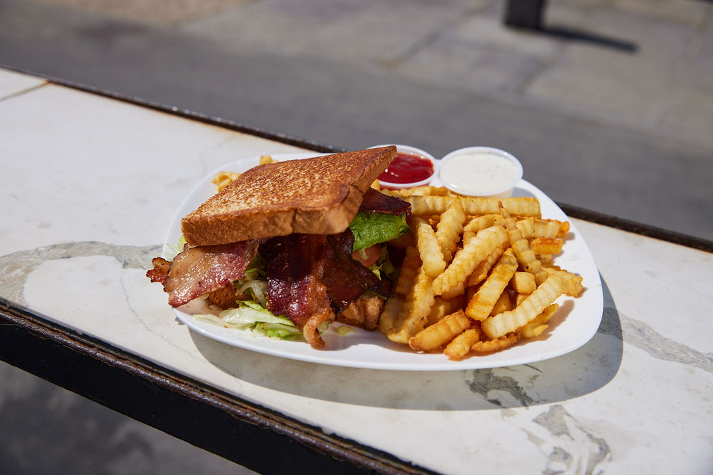 BLTA and Fries