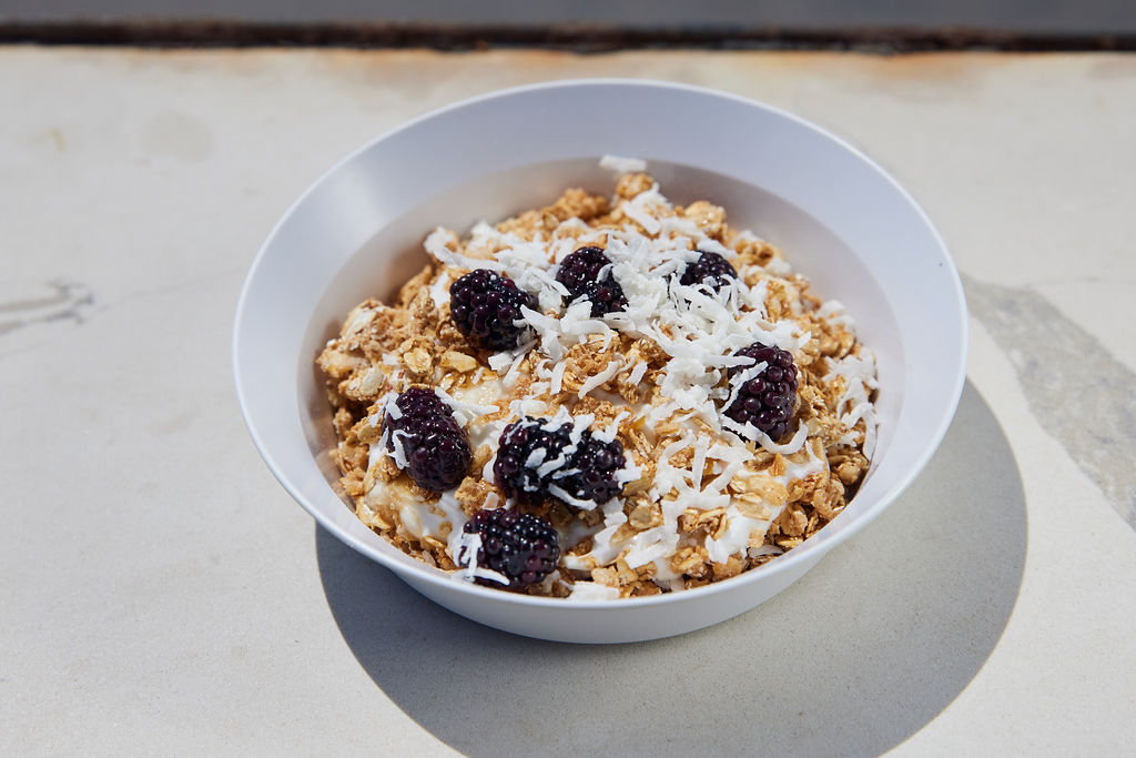 Granola & Fresh Fruit Yogurt Parfait
