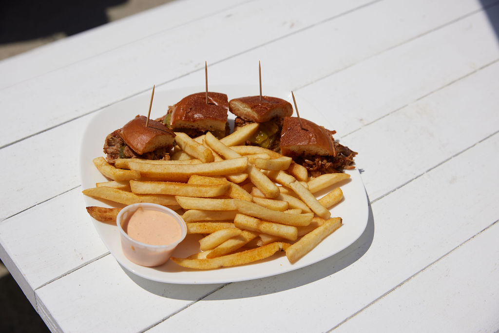 BBQ Pulled Pork Sandwich & Fries