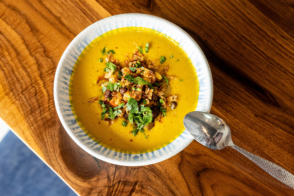 SWEET CORN CHOWDER (VEGAN)